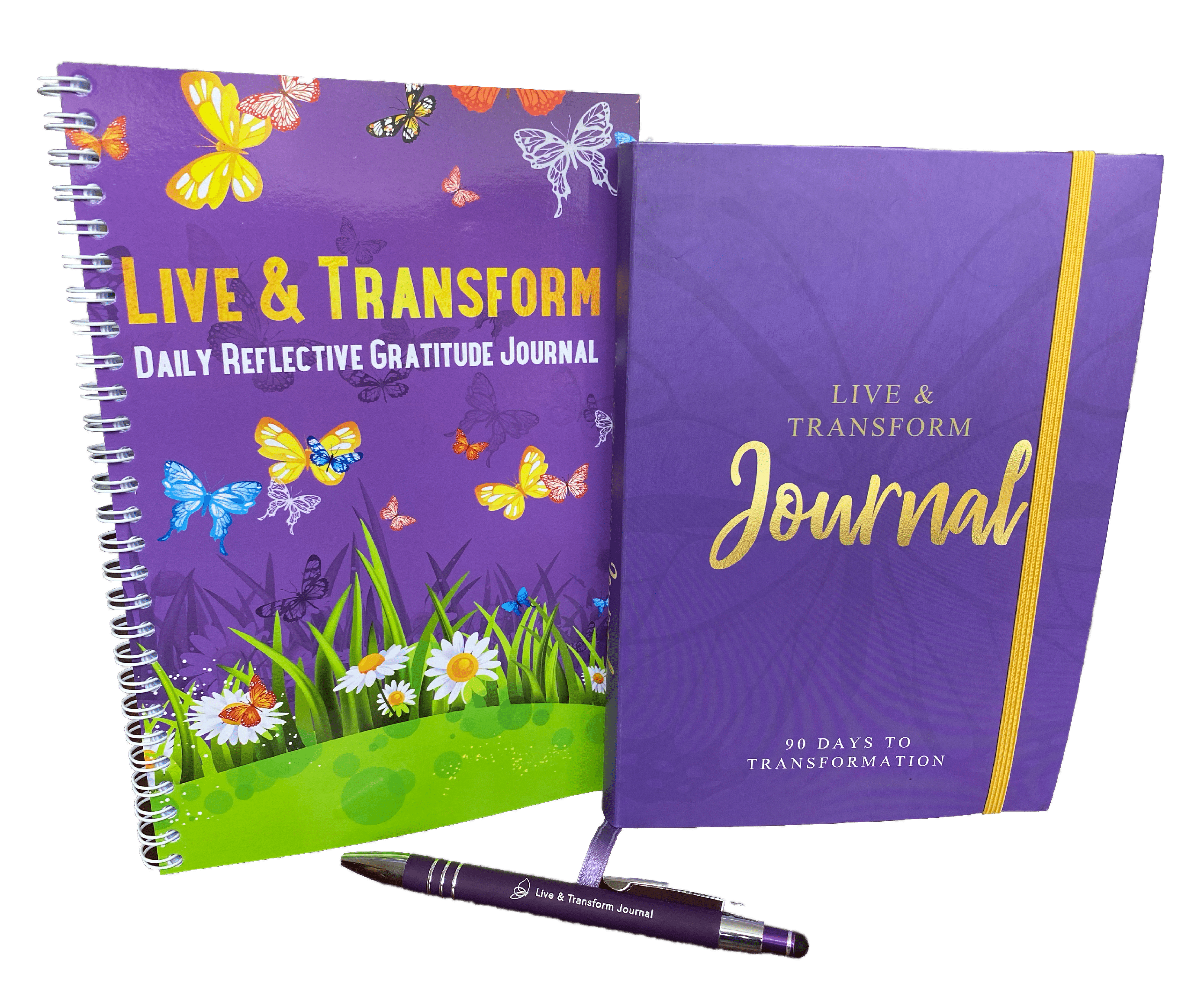 Journal Bundle – 90-day Journal planner + daily reflective journal